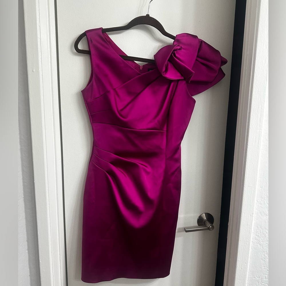 Karen Millen purple go out dress